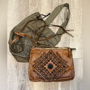 Campomaggi Studded Pochette crossbody shoulder bag purse